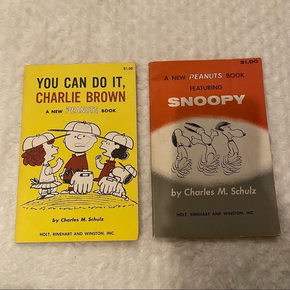 Peanuts Other - Set of two vintage peanuts Snoopy and Charlie Brown books